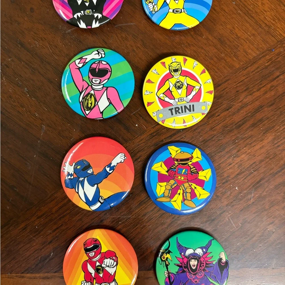 Power Ranger Button Set - Multicolor - Picture 3 of 3